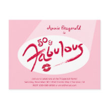 Palo de labios rojos rosado 50 y fabulosa fiesta d