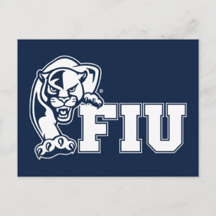 Postal De Invitación Panteras FIU - Logotipo blanco