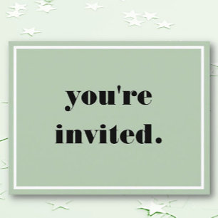 Postal de invitación para el calentamiento de la c