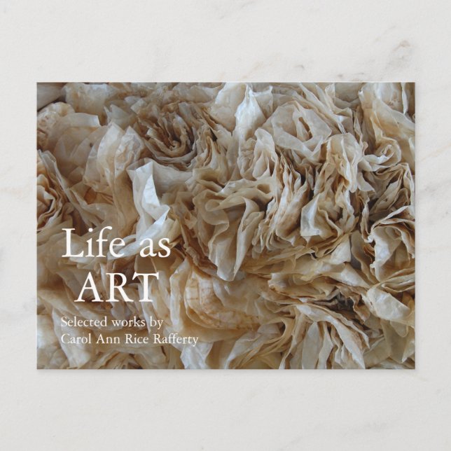 Postal de invitación para mostrar arte (Anverso)