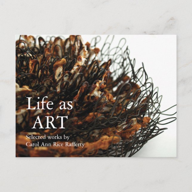 Postal de invitación para mostrar arte (Anverso)