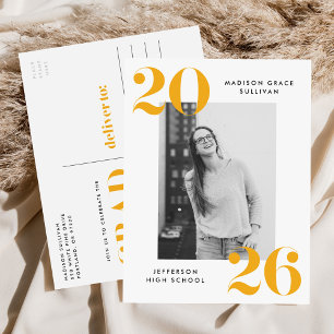 Postal De Invitación Partido de Graduación de Fotografía con Letra Amar