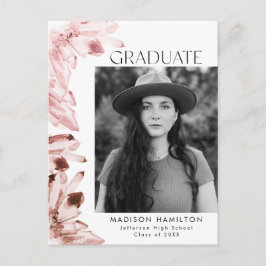 Postal De Invitación Partido de Graduación de Fotografía de Cristal por