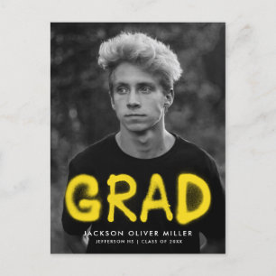 Postal De Invitación Partido de Graduación de Fotografía de Pintado Ama