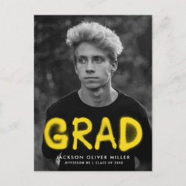 Postal De Invitación Partido de Graduación de Fotografía de Pintado Ama