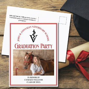 Postal De Invitación Partido de Graduación Fotográfica de la Escuela Ve
