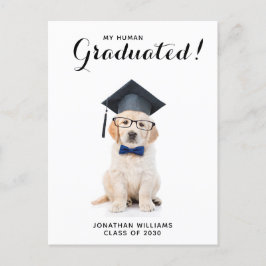 Postal De Invitación Partido de Graduación Personalizada de Perros de C