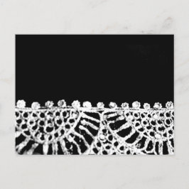 Postal De Invitación Patrón de abaya plateado