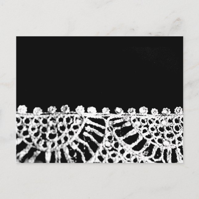 Postal De Invitación Patrón de abaya plateado (Anverso)