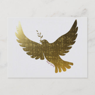 Postal De Invitación Peace Dove