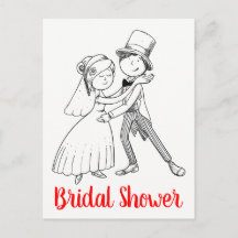 Personalizado de novias Cute Black Bride Groom