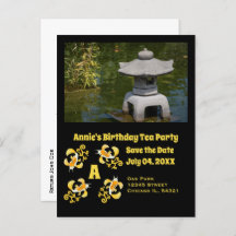 Personalizado Koi Fiesta de té de cumpleaños foto