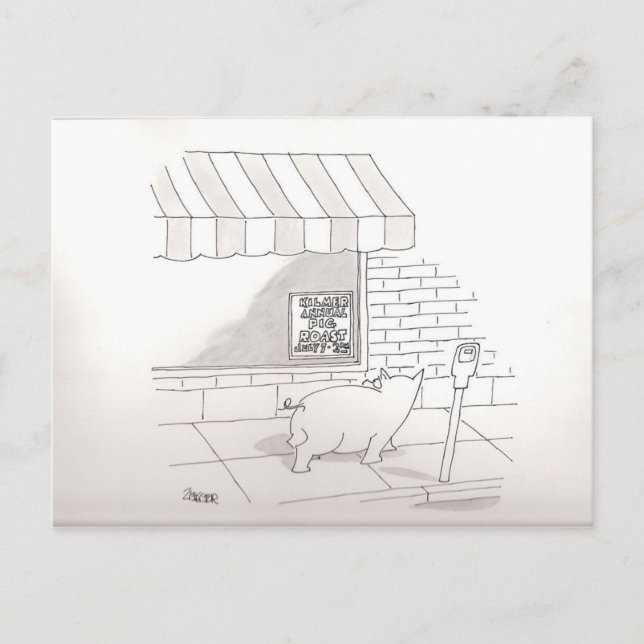 Postal De Invitación PigRoast (Anverso)