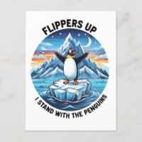 Pingüino Divertido Resiste Protesta Contra Arancel