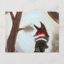 Pintado suave Pastel original Fox