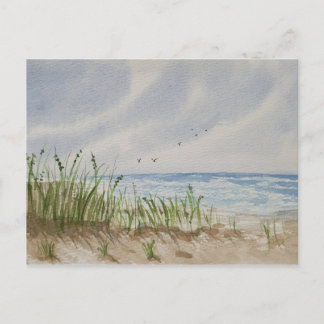 Postal De Invitación Pintura de playa