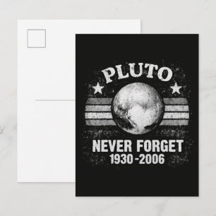 Postal De Invitación Plutón Nunca Olvides