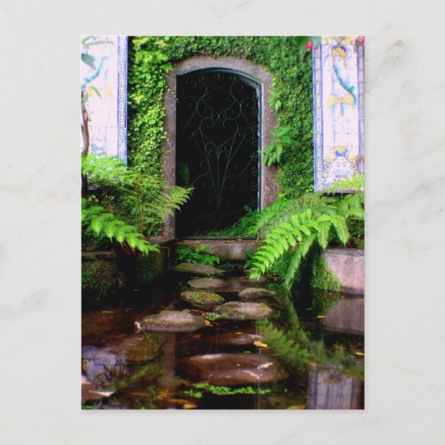 Postal De Invitación Portugal : Puertas invitantes (Anverso)
