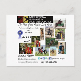 Postal De Invitación Postcard de IASA