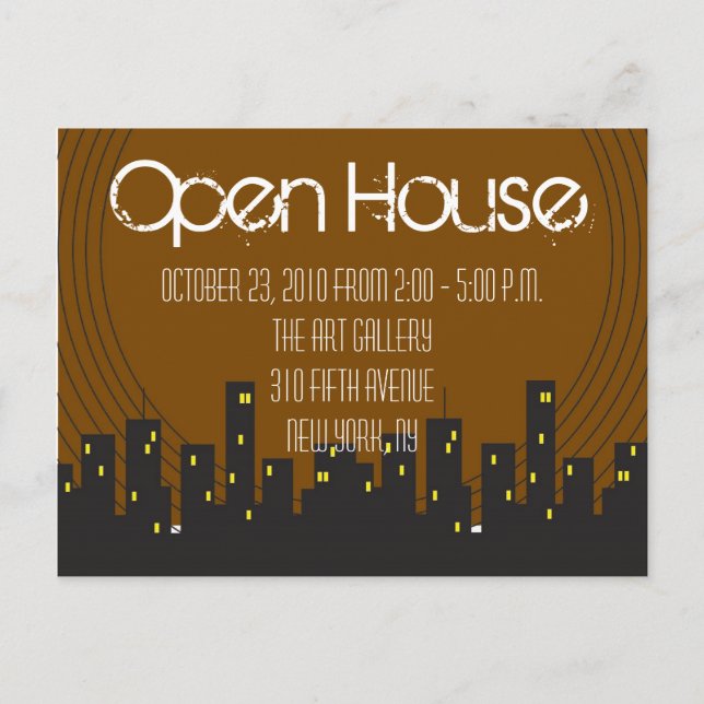 Postal De Invitación Postcard de Motown (Anverso)