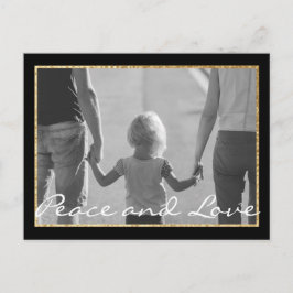 Postal De Invitación Postcard estándar Chanukah Gold