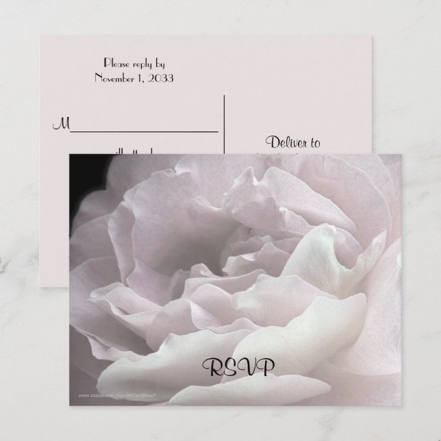 Postal De Invitación Postcard RSVP, cualquier ocasión (Anverso / Reverso)