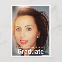 Postal De Invitación Postcarta de la fiesta de graduación