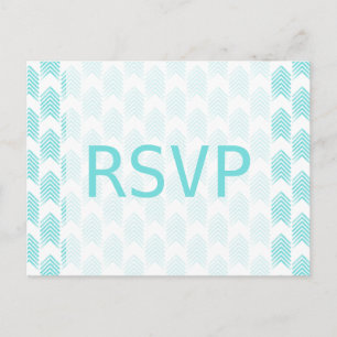 Postal De Invitación Postcarta de respuesta de las flechas tribales tur