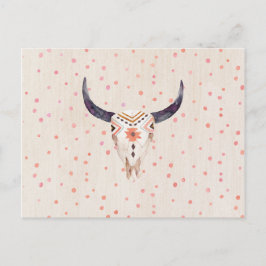 Postal De Invitación Postcarta RSVP de Cactus Rústico