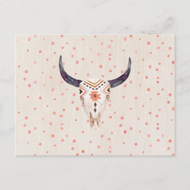 Postal De Invitación Postcarta RSVP de Cactus Rústico (Anverso)