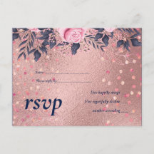 PRESUPUESTO Rosegold Blue Pink BODA Girly Glam
