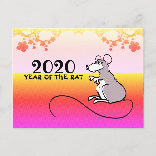 Postal De Invitación Primavera de 2020 de los cómics del ratón (Anverso)