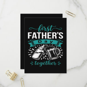 Postal De Invitación Primer Día del Padre Juntos