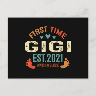 Postal De Invitación Primera vez Gigi Est 2021 Ascendido a Gigi 2021