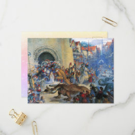 Postal De Invitación Princess's Birthday Dragon