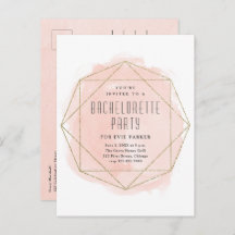 Purpurina de acuarela Fiesta de bachillerato rosa