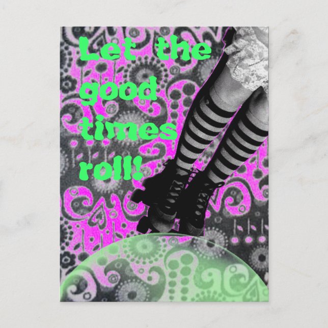 Postal De Invitación ¡Que los buenos tiempos se pasen! (Anverso)