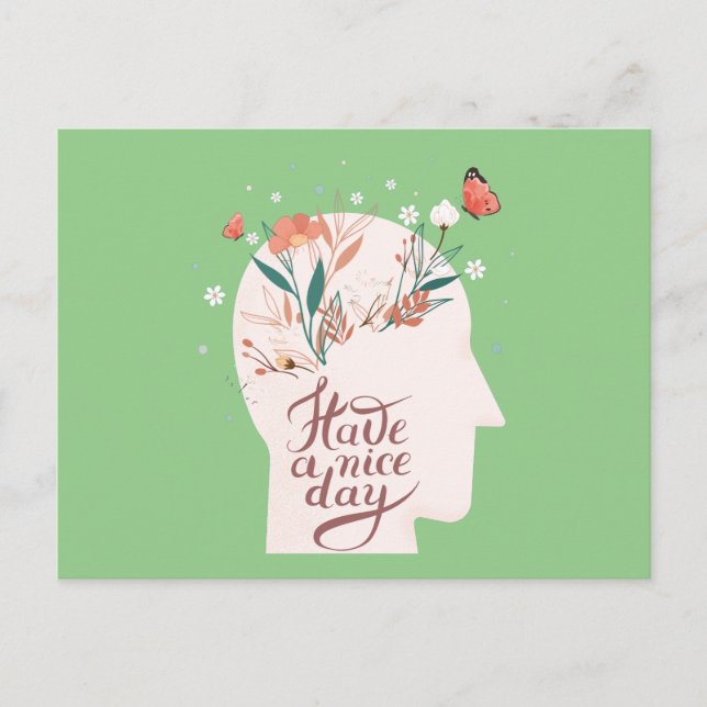 Postal De Invitación Que tengas un buen día (Anverso)