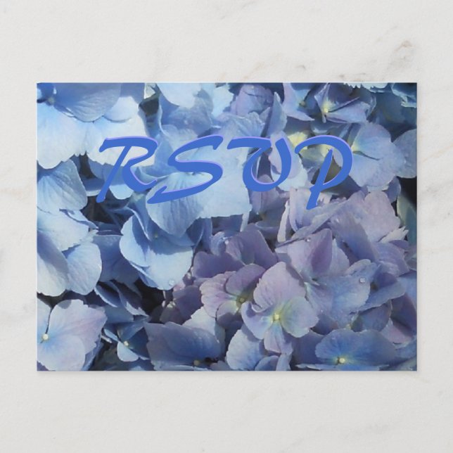 Postal De Invitación Recepción de boda RSVP (Anverso)