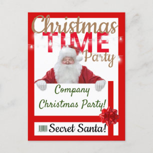Postal De Invitación Regalo de empleado de Navidades de la empresa Fies