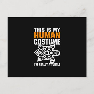 Postal De Invitación Regalo de Halloween Este es mi disfraz de humano