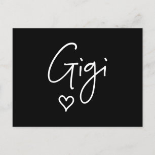 Postal De Invitación Regalos de Navidad para mujeres Gigi Abuela