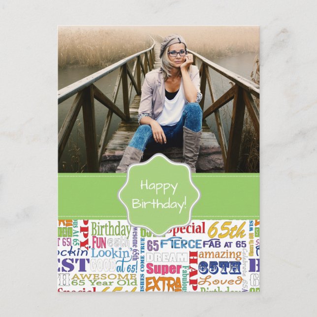 Postal De Invitación Regalos Únicos Y Especiales De La Fiesta De Cumple (Anverso)