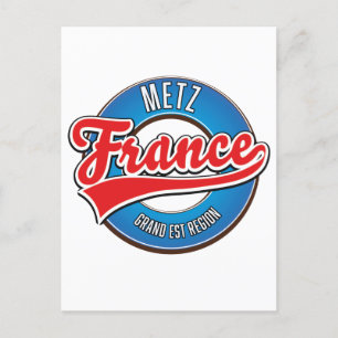 Postal De Invitación Región de Metz Grand Est Francia