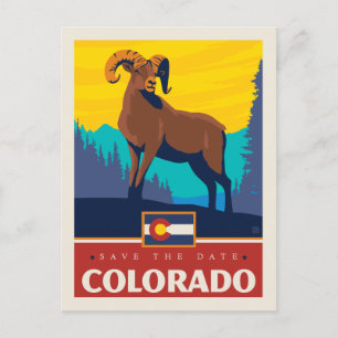Postal De Invitación Reserva la fecha Colorado