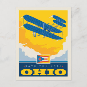 Postal De Invitación Reserva la fecha   Ohio