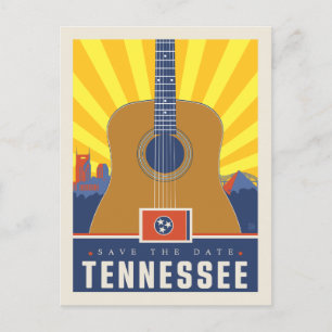 Postal De Invitación Reserva la fecha   Tennessee 2