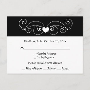 Postal De Invitación Respuesta de Boda Ancla de Barco Acuarela Azul Náu