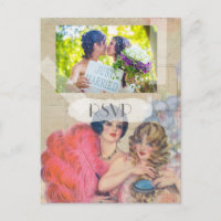 Respuesta de Boda Gay Lesbiana Francesa Vintage co