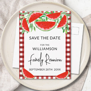 Postal De Invitación Reunión Familiar de Sandías de Verano Guarde la Fe